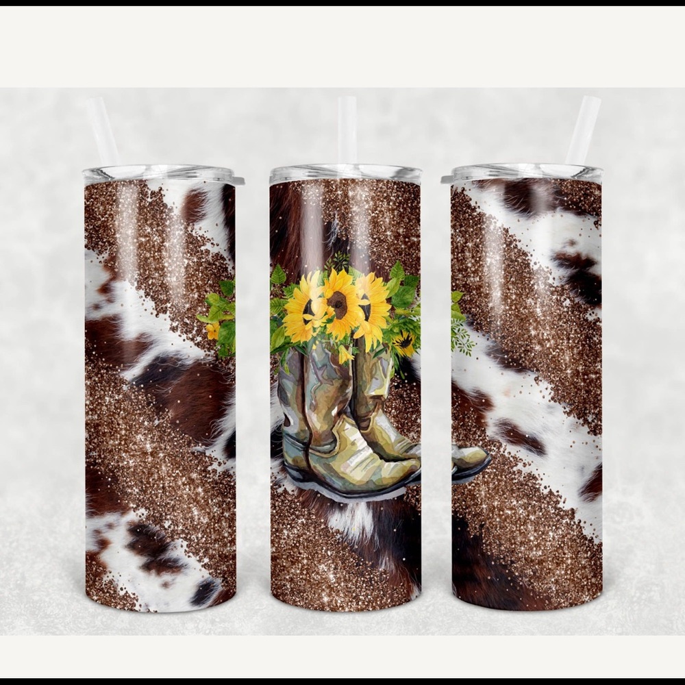 Made2order Sunflower 20oz tumbler